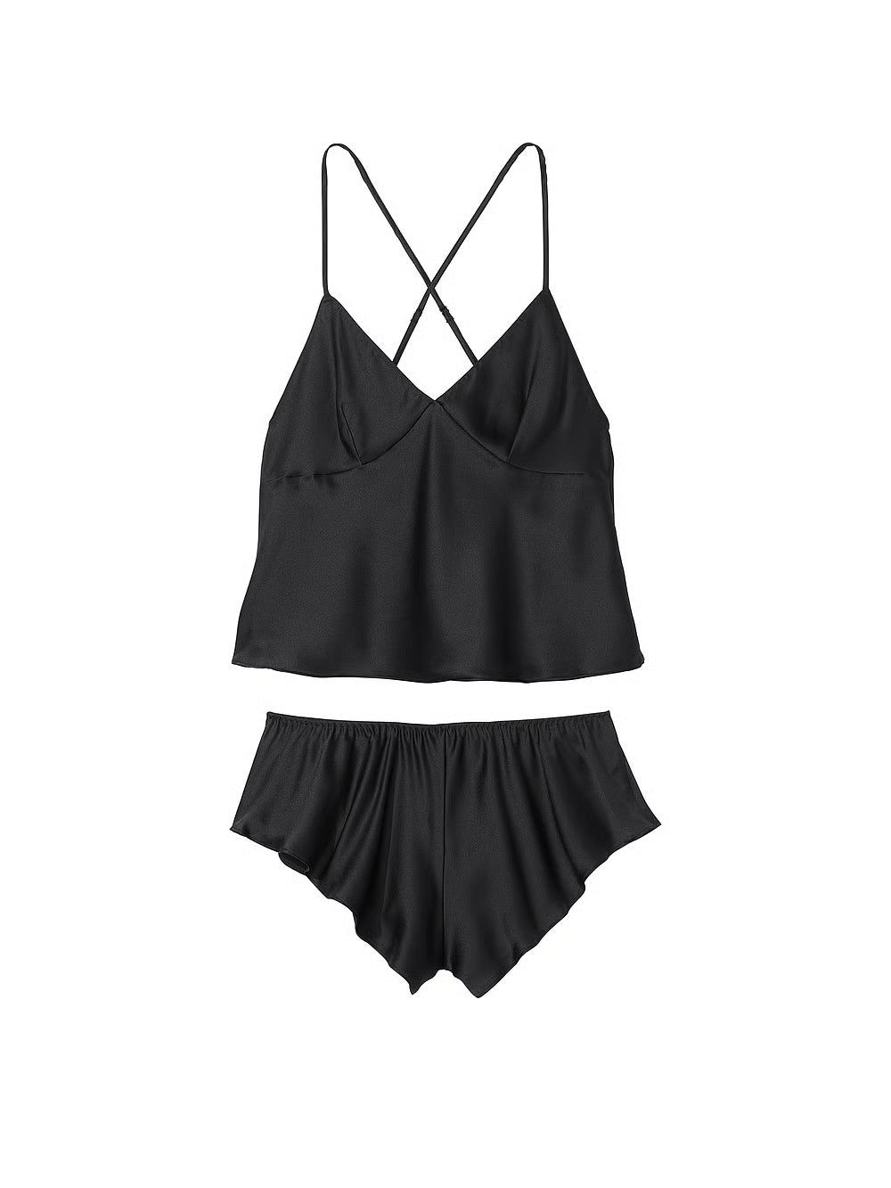 Satin Open-Back Cami & Shorts Set (Victoria's Secret)