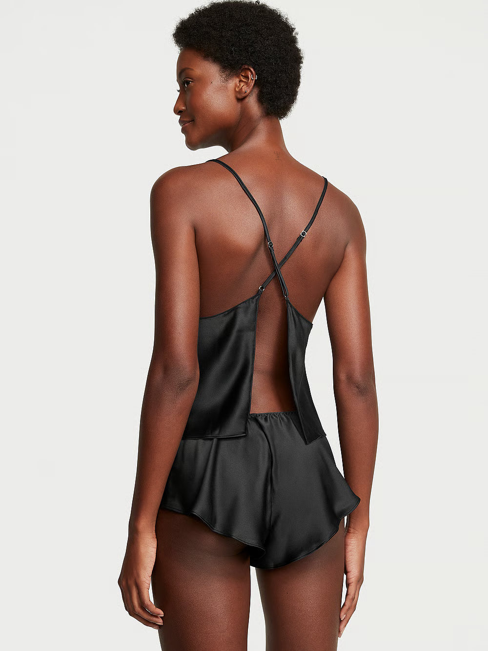 Satin Open-Back Cami & Shorts Set (Victoria's Secret)