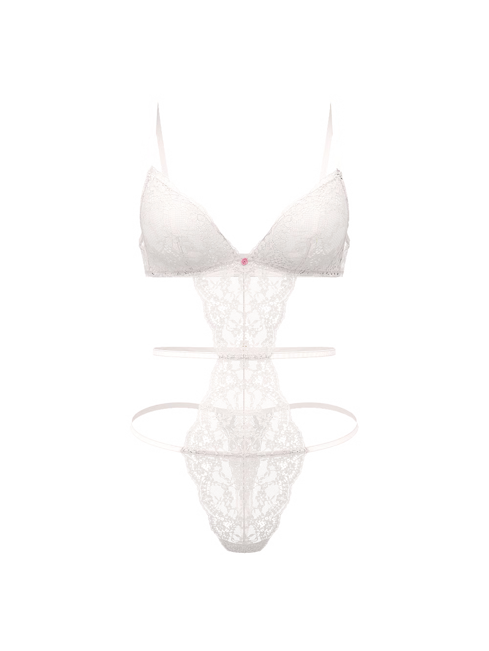 Dare to Dream Lace Strappy Triangle Teddy (Victoria's Secret)