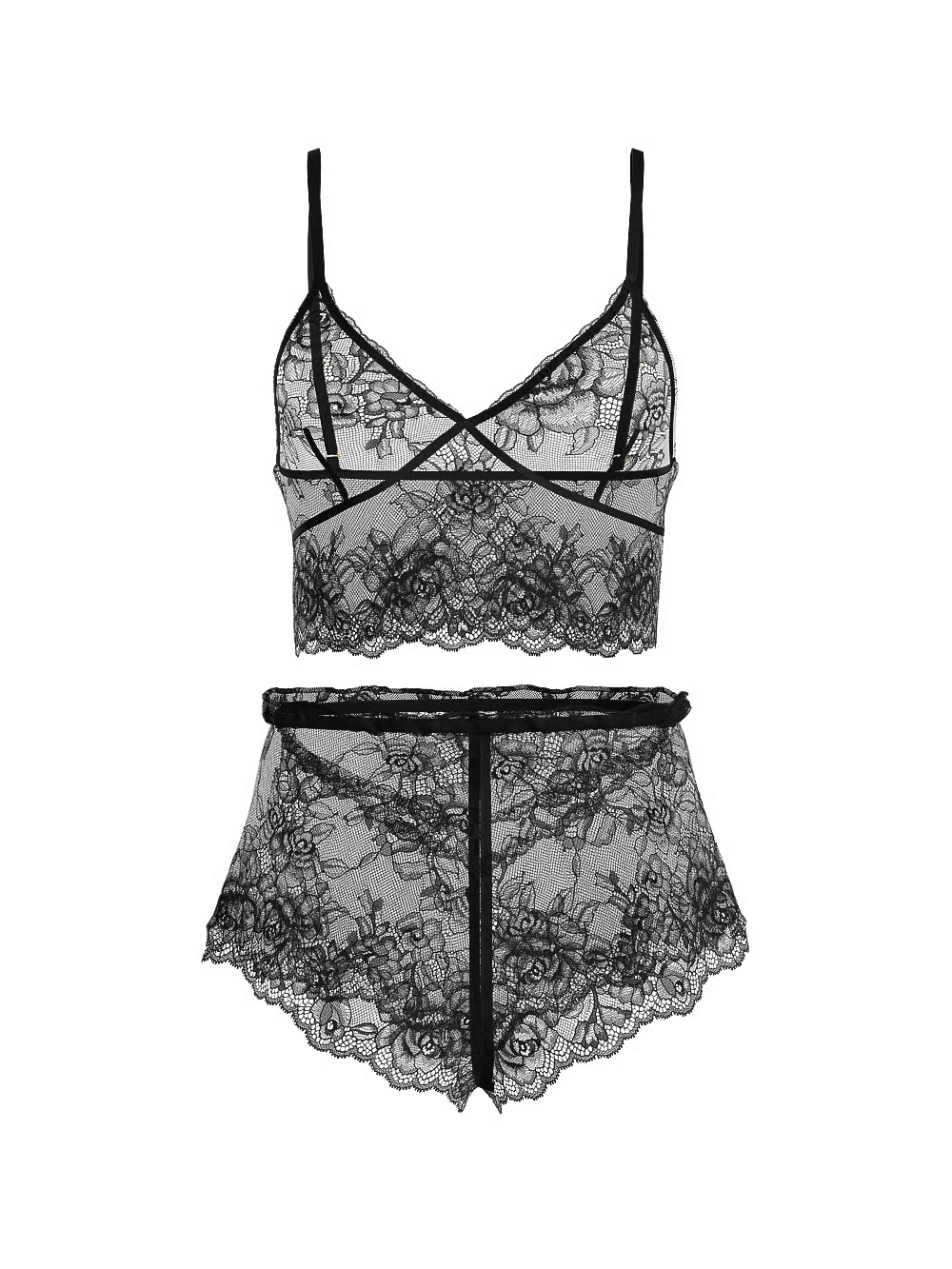 Rose Lace Cami & Shorts Set (Victoria's Secret)