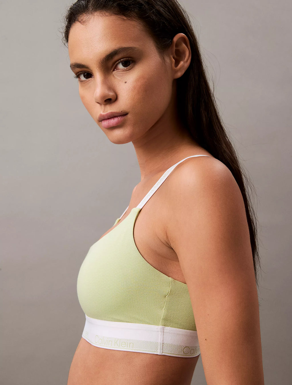 Icon Modal Mesh Lightly Lined Bralette + Thong (Calvin Klein)